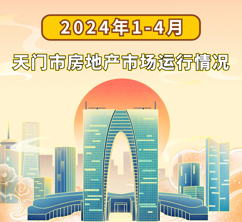 2024年1-4月天门市房地产市场运行情况