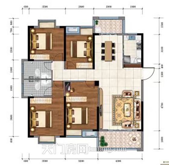 国投锦绣6#A户型