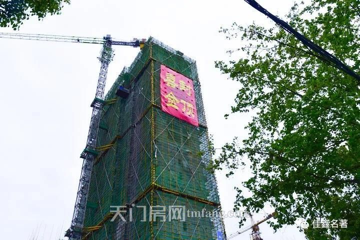 热烈祝贺佳鑫·名著2#楼封顶大吉！再掀红盘热潮！