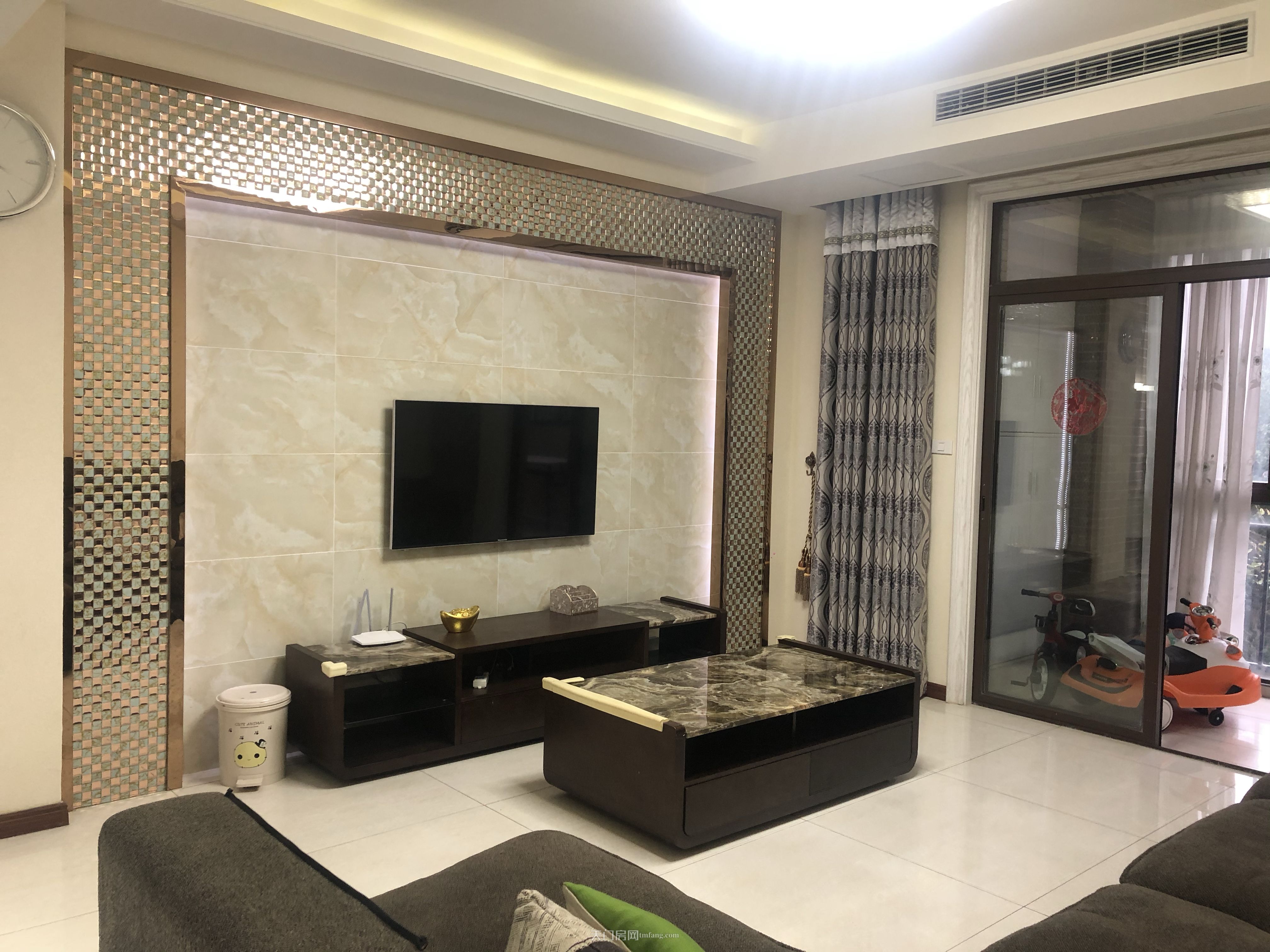 ~同行勿扰城北汉旺世纪城花园洋房送4个阳台喝茶烧烤精装3房品牌家具家电