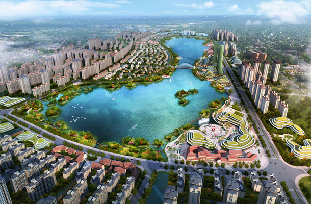 北湖片区规划示意图