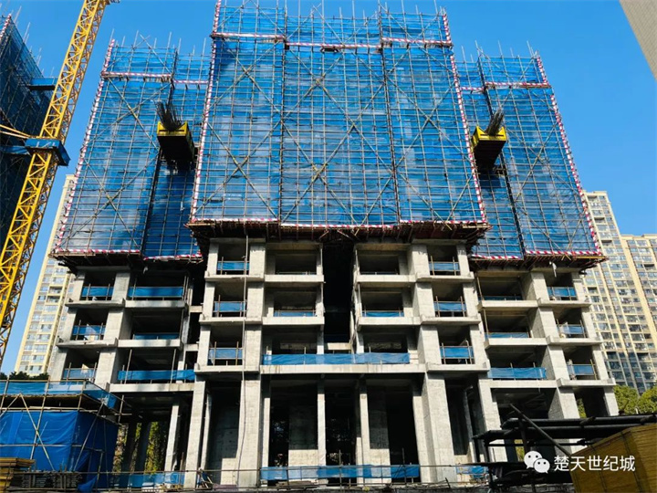 楚天世紀(jì)城二期西區(qū)12月建設(shè)工程進(jìn)度