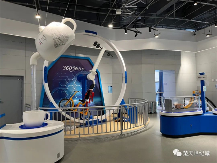 楚天世纪城旁边的天门市科技馆开馆试运行啦