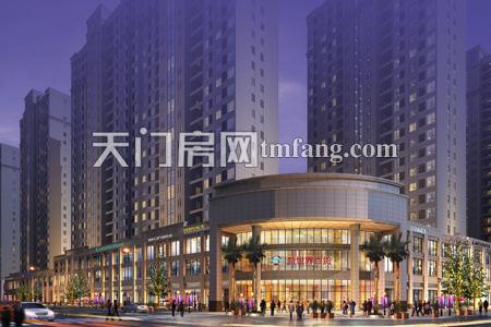 转角商业夜景 角度