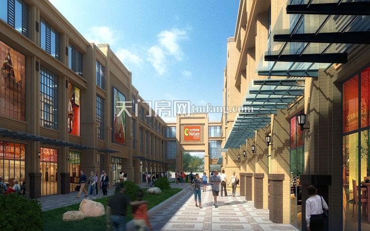 景天建材家居商贸城效果图