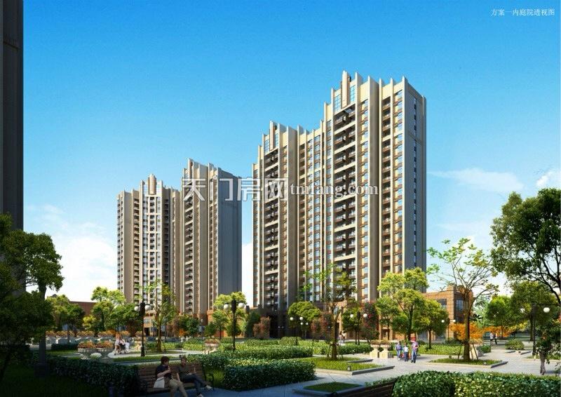 鑫龙·中央公园内庭效果图