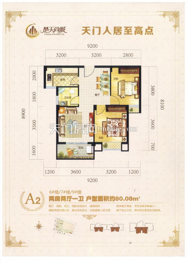 楚天尚城A2户型