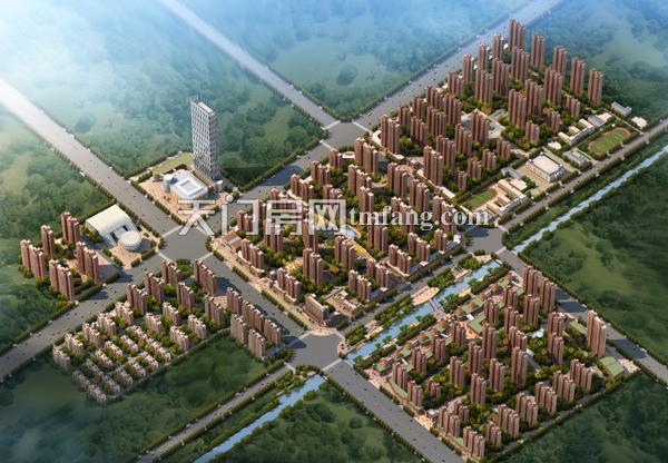 天门小区-总鸟瞰