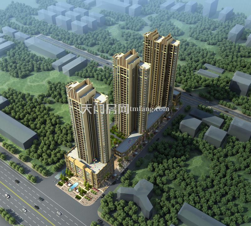 红盾时尚公寓鸟瞰图