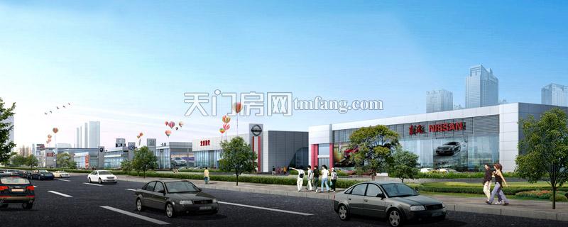 天门陆羽汽车城效果图