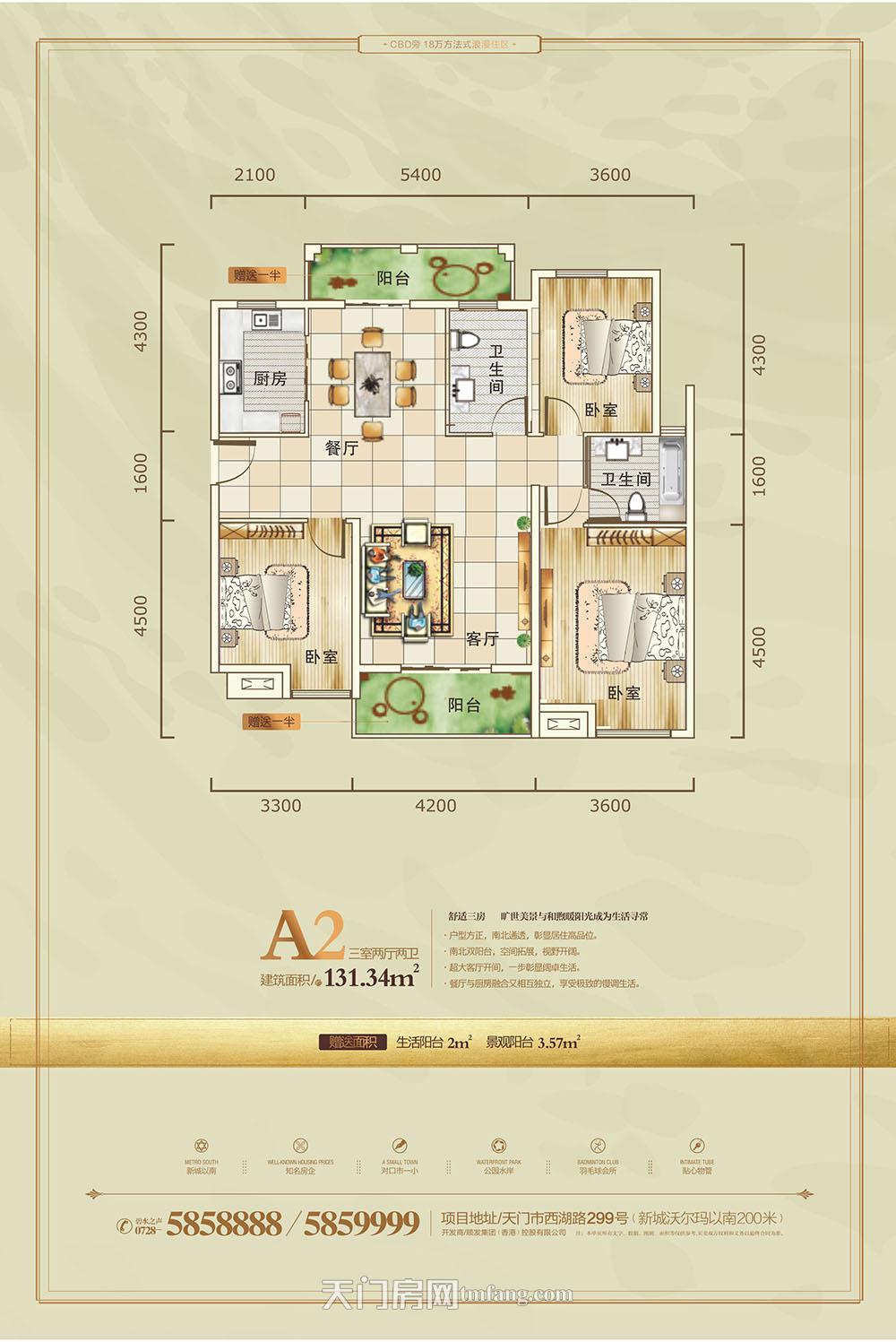 碧水园--A栋A2户型