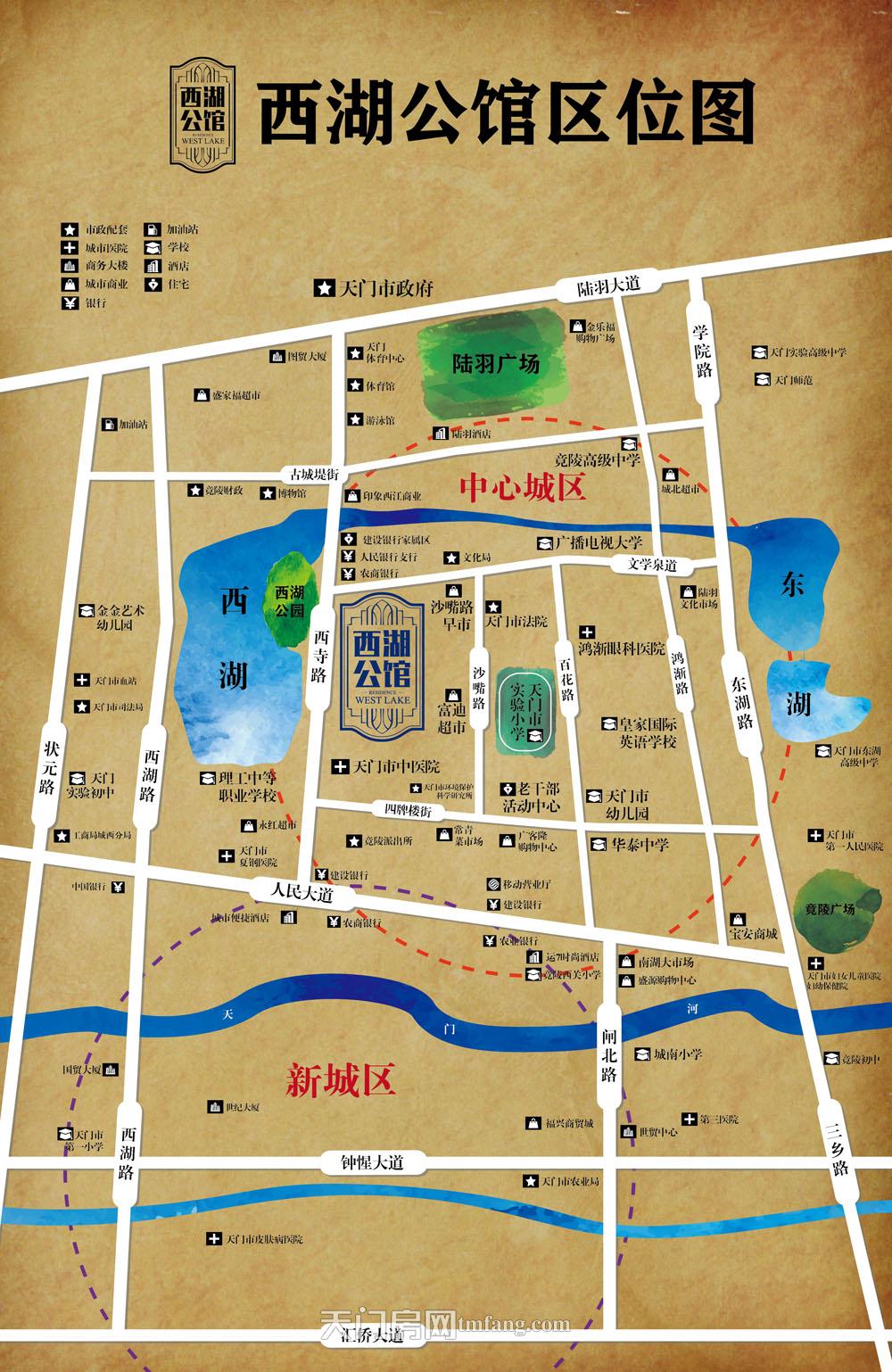 西湖公館區位圖