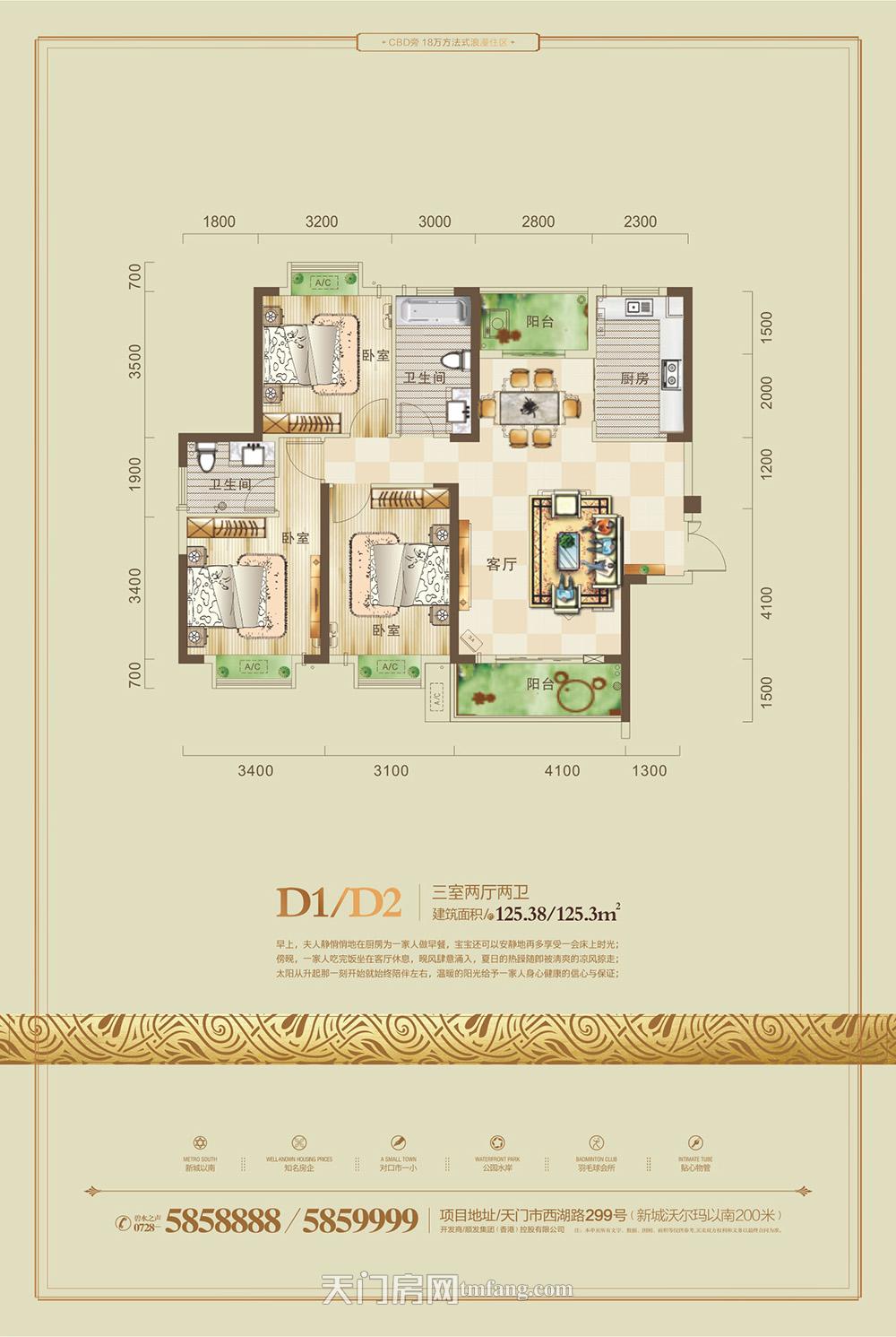 碧水园--D1/D2户型