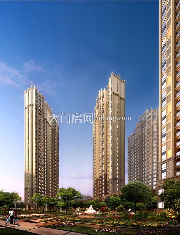 新宇城上城内庭透视图