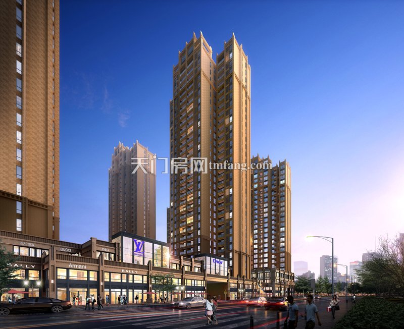 新宇城上城商业透视图