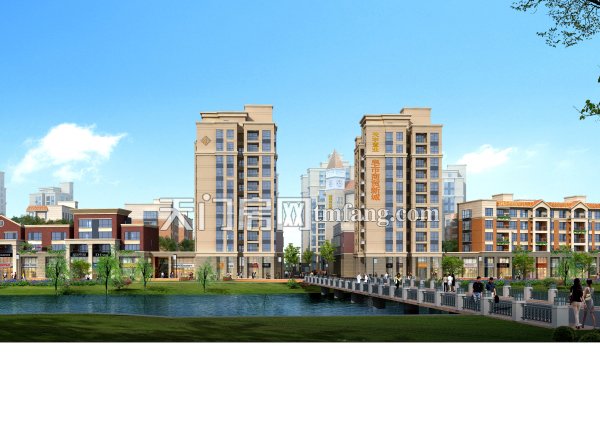 皂市商贸新城沿河图