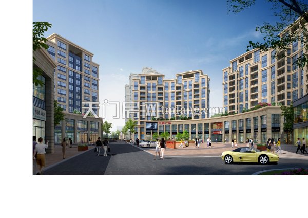 皂市商贸新城效果图2