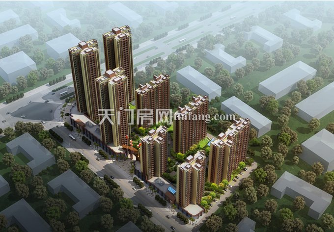 鸿泰公馆鸟瞰图