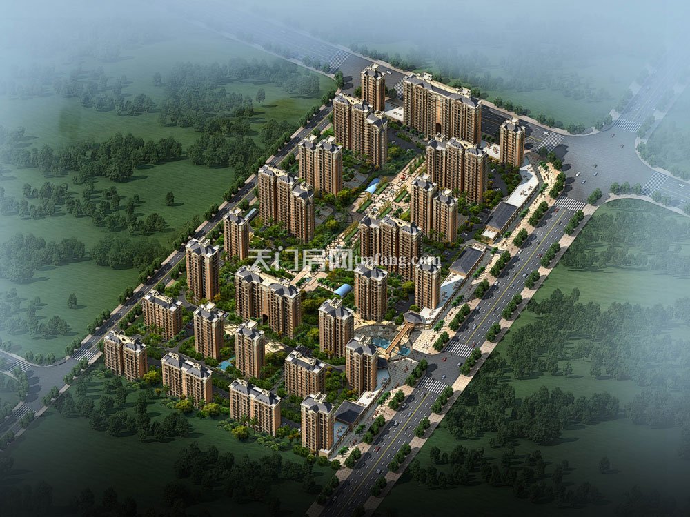 华泰丽晶鸟瞰图