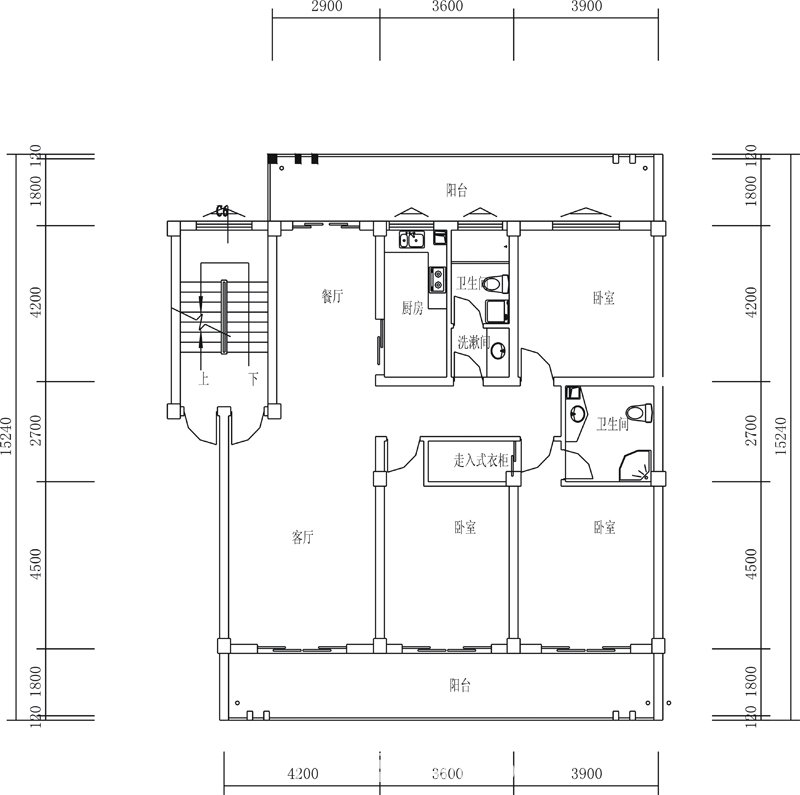 百花小区户型图