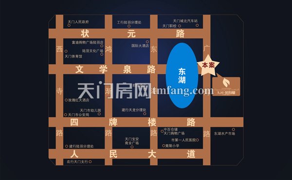 东湖金利屋二期区位图