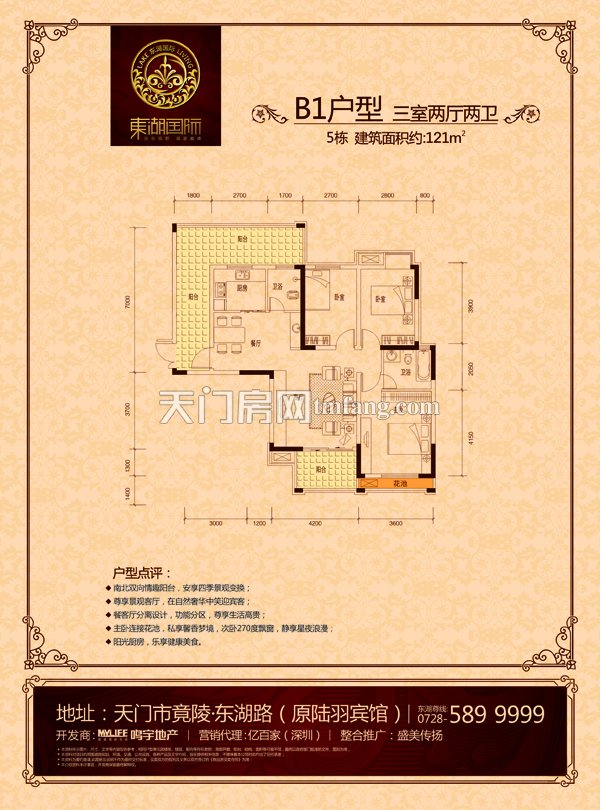东湖国际B1户型