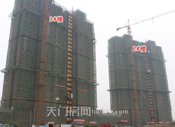卓尔生活城5月工程进度：18#22#楼火热施工中