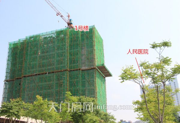 东湖金利屋二期5月工程进度：3号楼已封顶