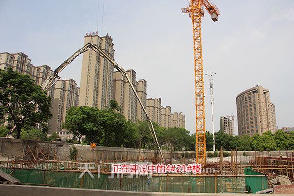 冠南汇侨城6月工程进度：4、21号楼有序建设中