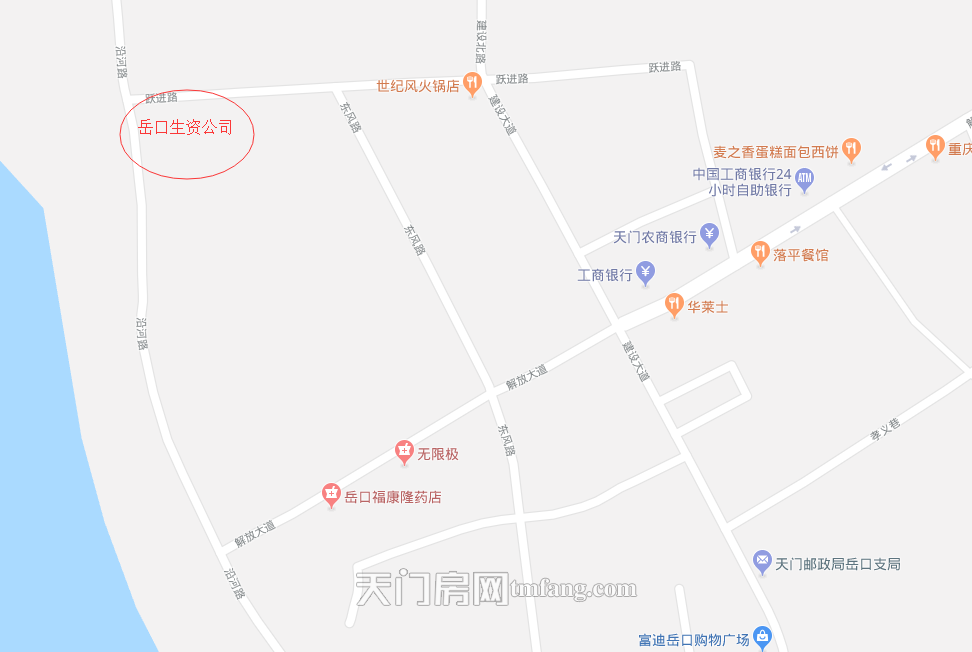 岳口生资公司单元/沿河大道/三室一厅/6-2