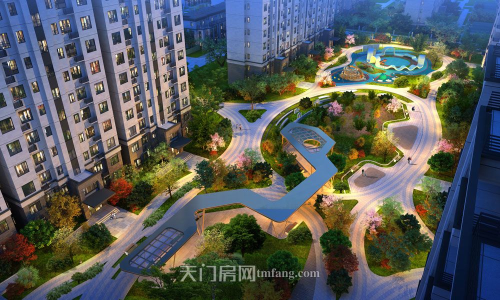 上坤北湖四季项目效果图