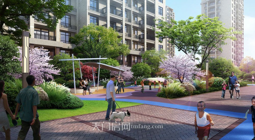 宅间组团空间三休憩空间