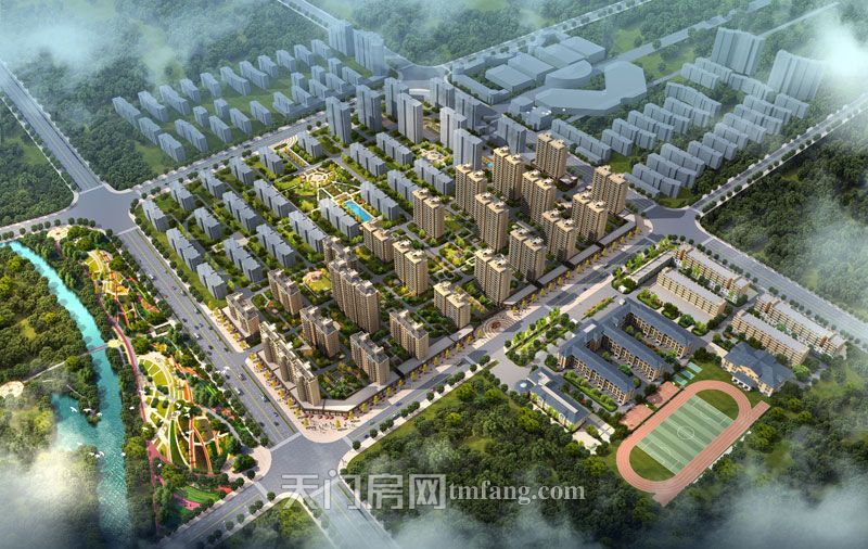 华泰雅苑建筑效果图