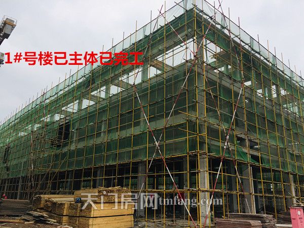 新东方五金机电建材城3月工程进度：工地火热施工中