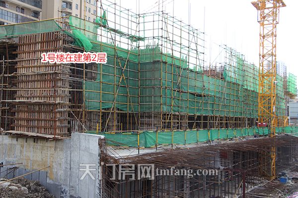 西湖新天地3月工程进度：打造公园旁品质楼盘