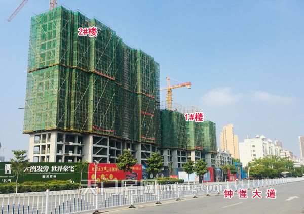 名门4月工程进度：幸福“家”速开启，2#楼在建第16层！