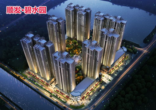 顺发·碧水园鸟瞰图