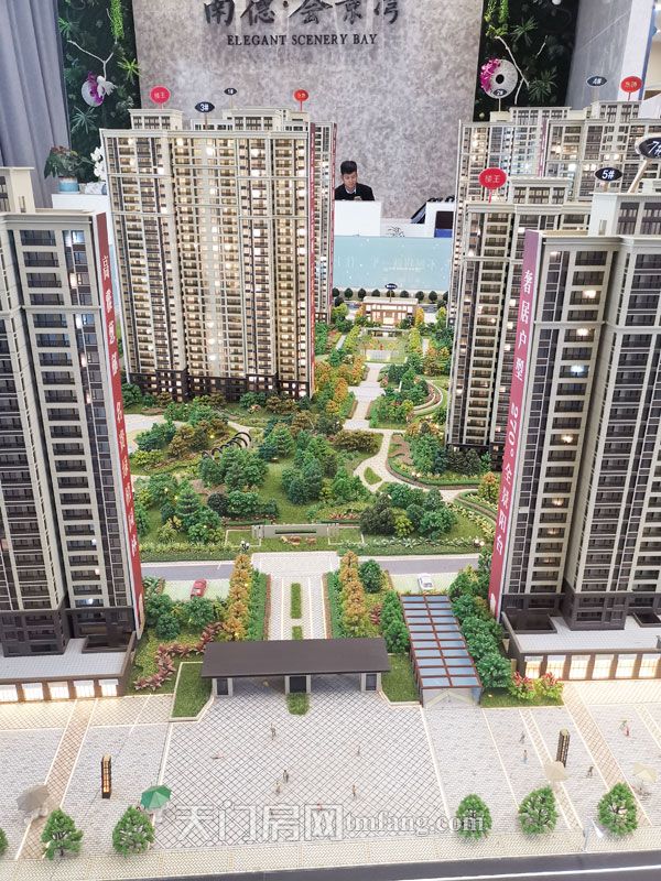 南德荟景湾沙盘实拍图