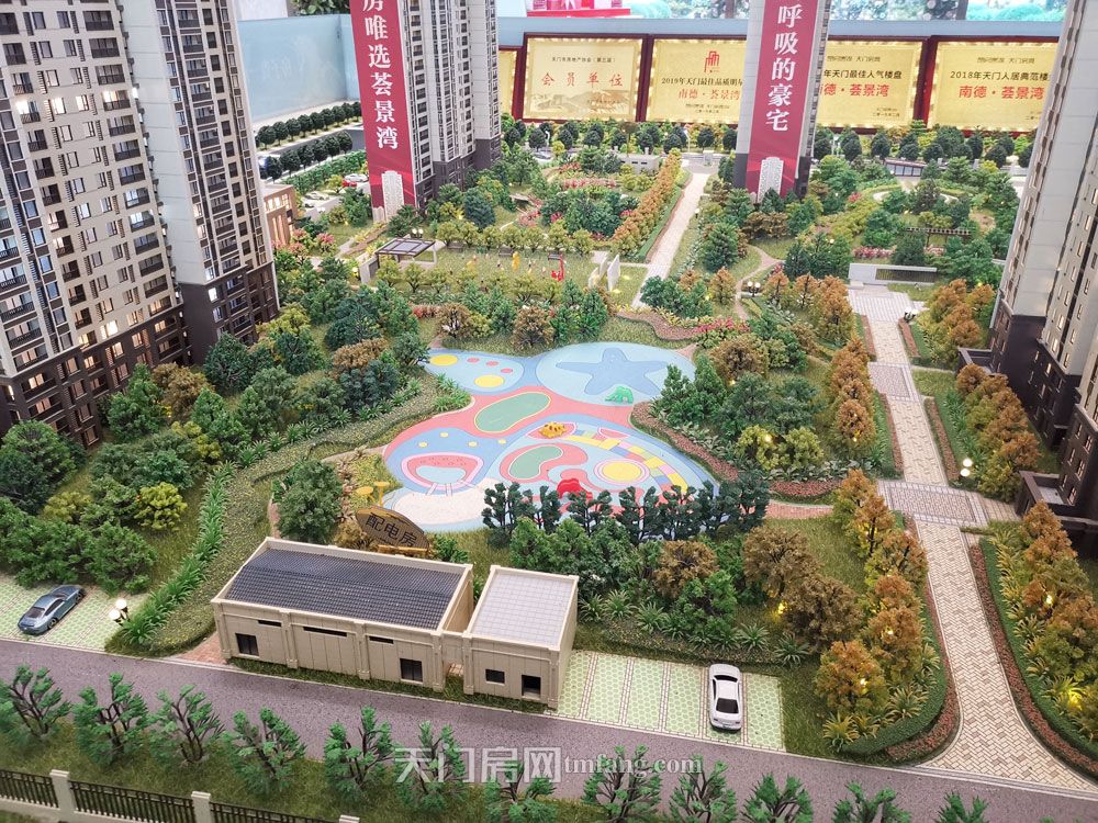 项目沙盘实景图