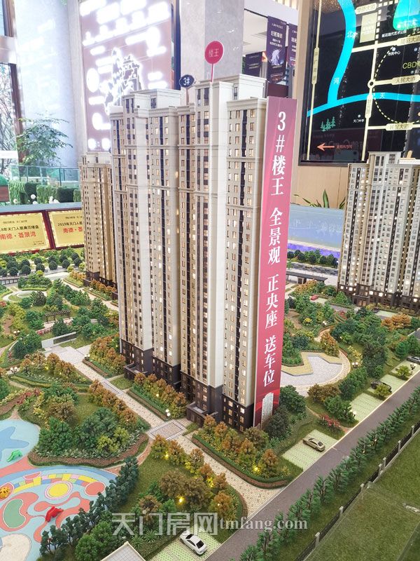 项目沙盘实景图