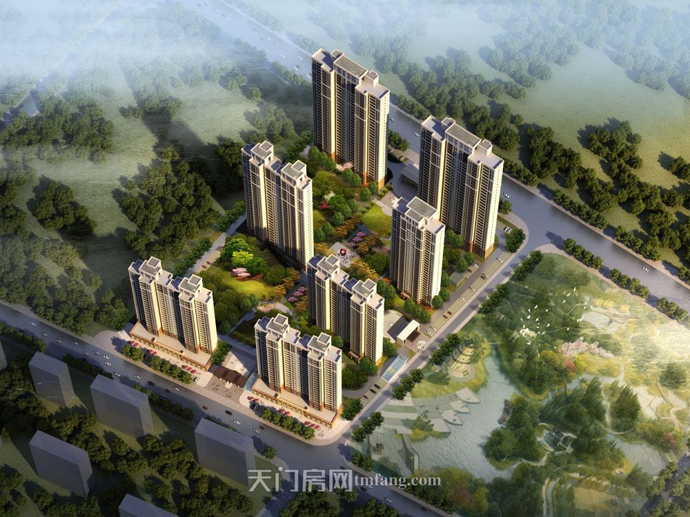 南德荟景湾鸟瞰图