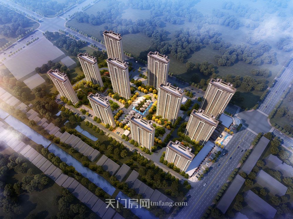 中梁·首府壹号鸟瞰图