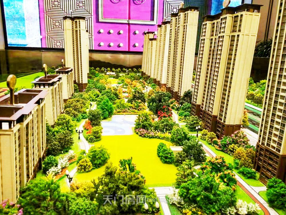 富力院士廷沙盘实拍图