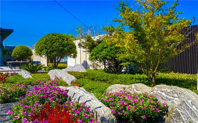 绿意春风 园林美景：给你不一样的富力院士廷