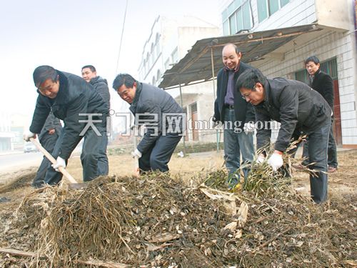 市局组织百名干部开展“三万”村环境整治