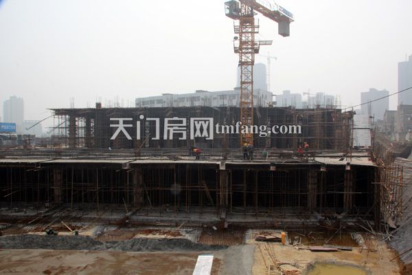 新宇城上城四月工程进度