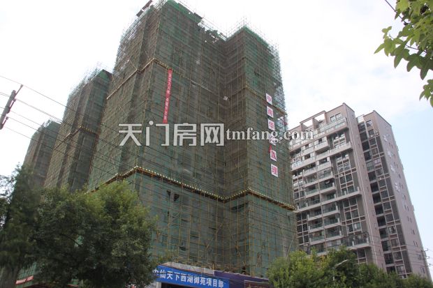 西湖御苑8月工程进度	