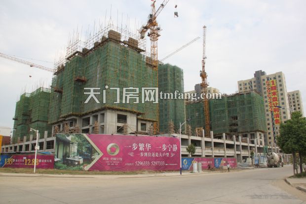 鸿泰·世颐公馆8月工程进度