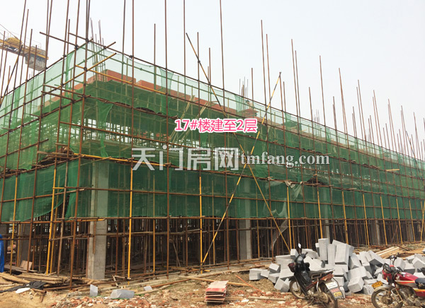 华西农商城5月工程进度：部分楼栋已经封顶