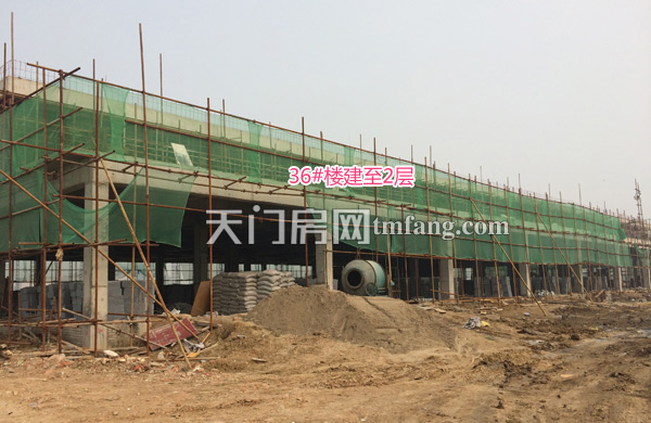 华西农商城5月工程进度：部分楼栋已经封顶